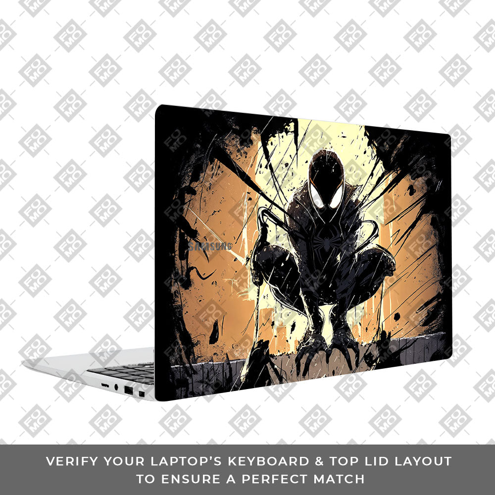 Shadow Spiderman Samsung Galaxy Book 4 15.6 Laptop Skin