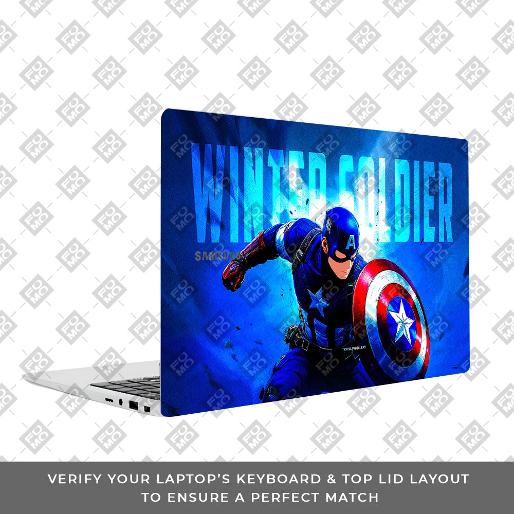 Shield of Justice Captain America Samsung Galaxy Book 4 15.6 Laptop Skin