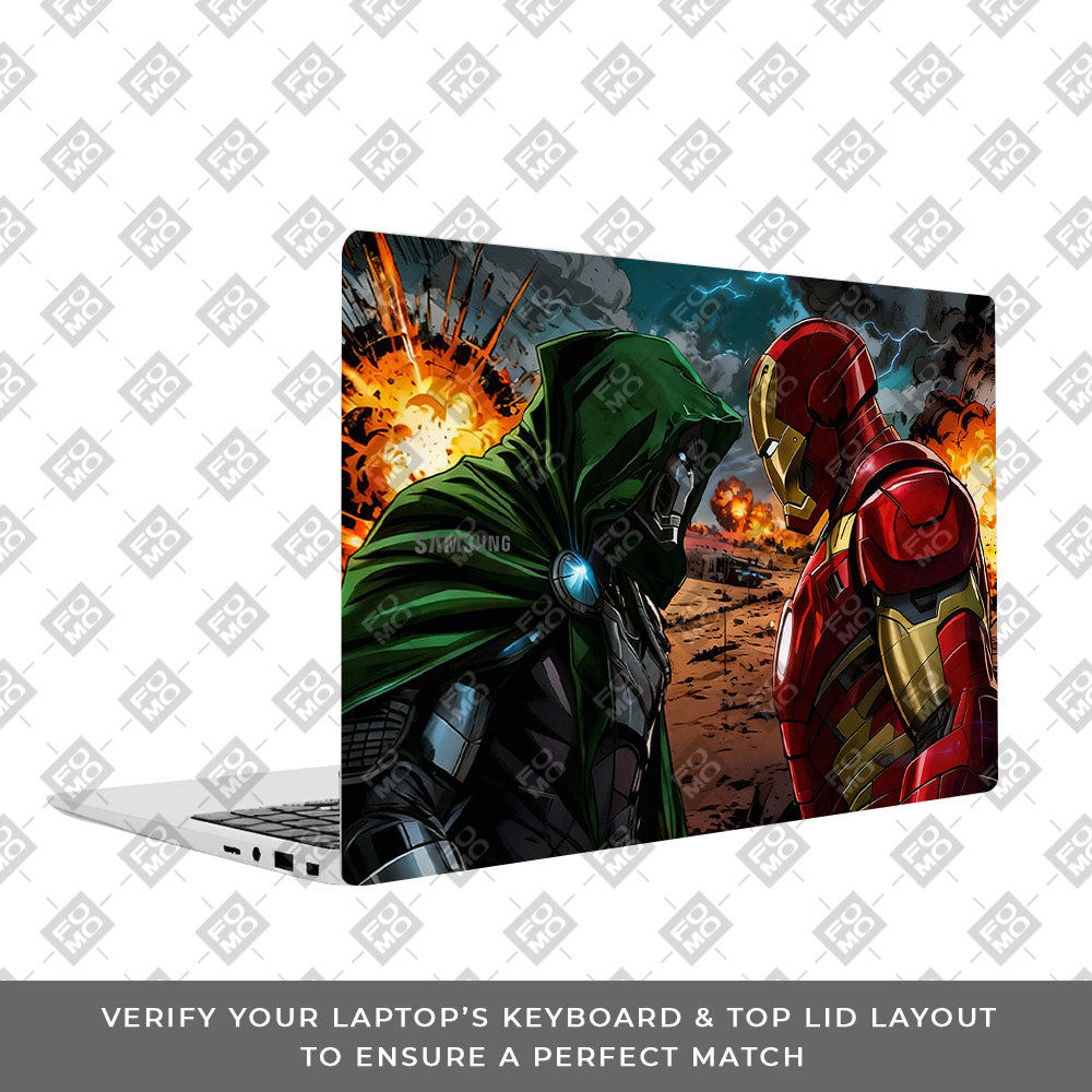 Iron Man vs Doom Samsung Galaxy Book 4 15.6 Laptop Skin