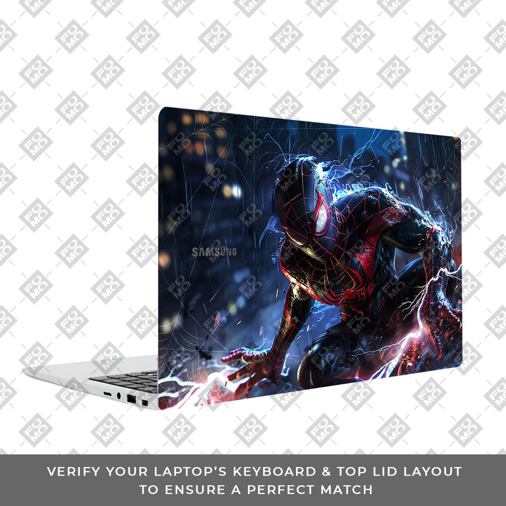 Miles Morales Shockwave Samsung Galaxy Book 4 15.6 Laptop Skin