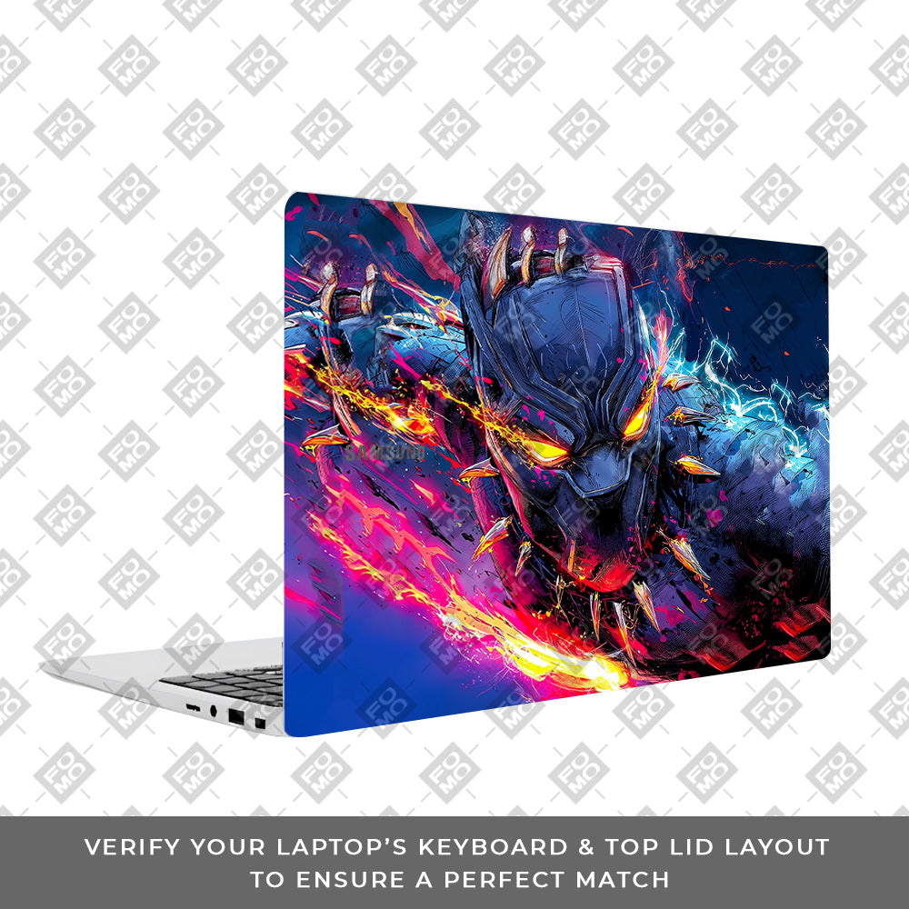 Vibranium Fury Wakandan Charge Samsung Galaxy Book 4 15.6 Laptop Skin