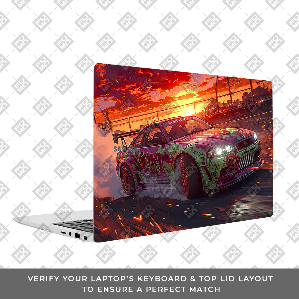 Tokyo Drift Vibes Samsung Galaxy Book 4 15.6 Laptop Skin
