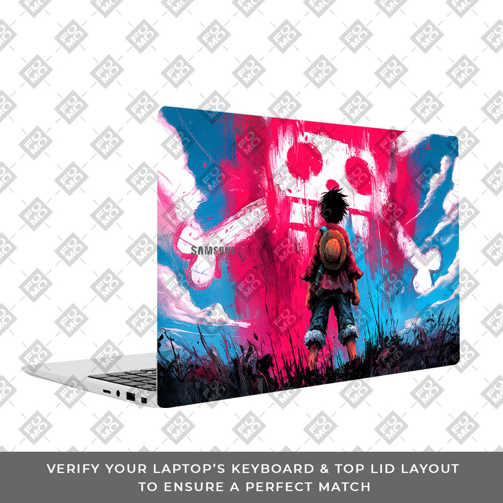 Straw Hat Graffiti One Piece Samsung Galaxy Book 4 15.6 Laptop Skin