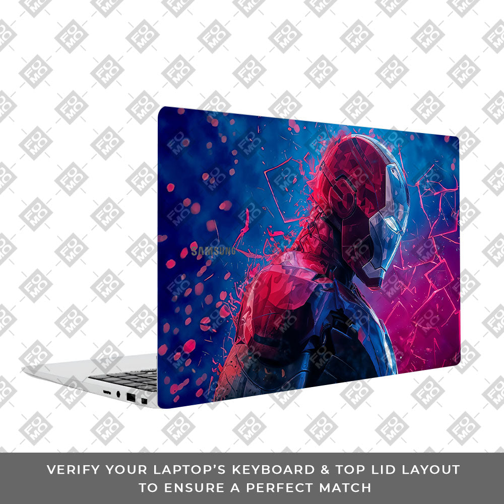 Iron Man Neon Tech Samsung Galaxy Book 4 15.6 Laptop Skin