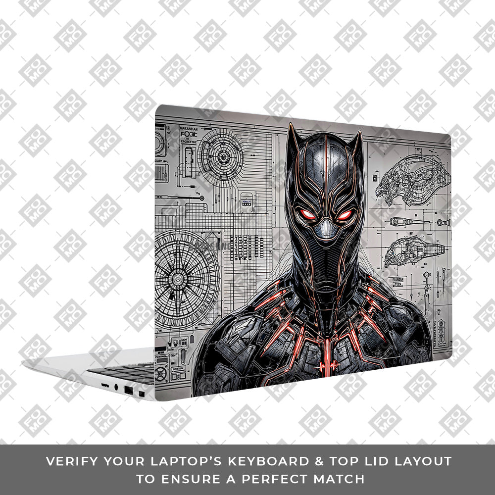 Black Panther Vibranium Tech Samsung Galaxy Book 4 15.6 3D Laptop Skin