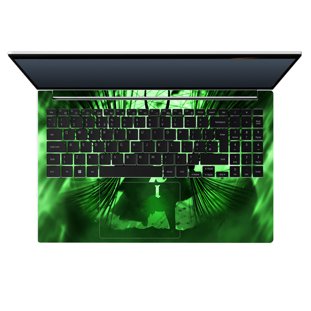 Loki's Green Aura Samsung Galaxy Book 4 15.6 Laptop Skin