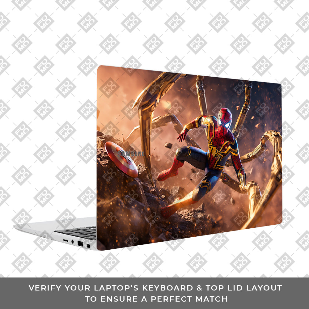 Spider Man Mech Arms Samsung Galaxy Book 4 15.6 Laptop Skin