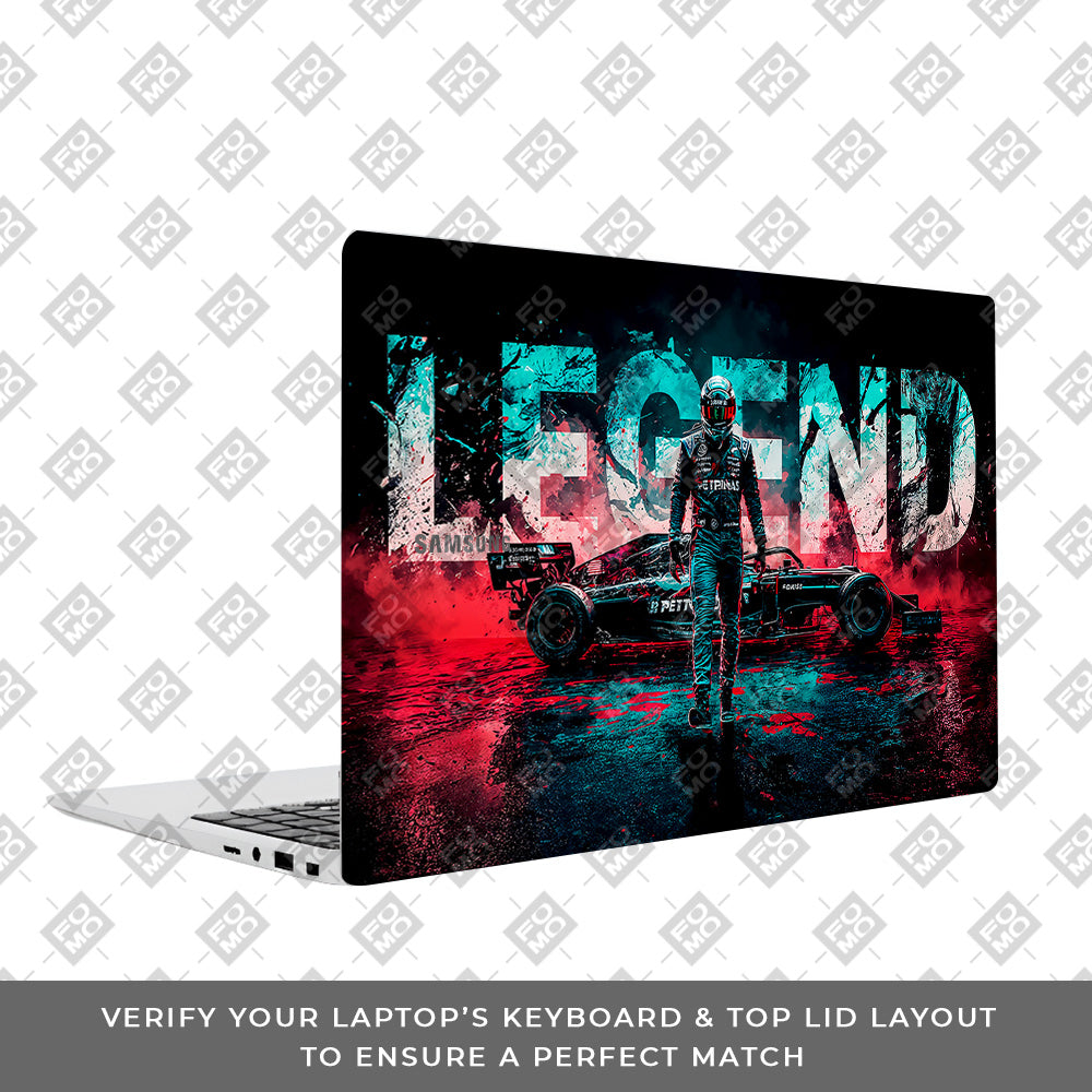 F1 Legend Racer Samsung Galaxy Book 4 15.6 Laptop Skin