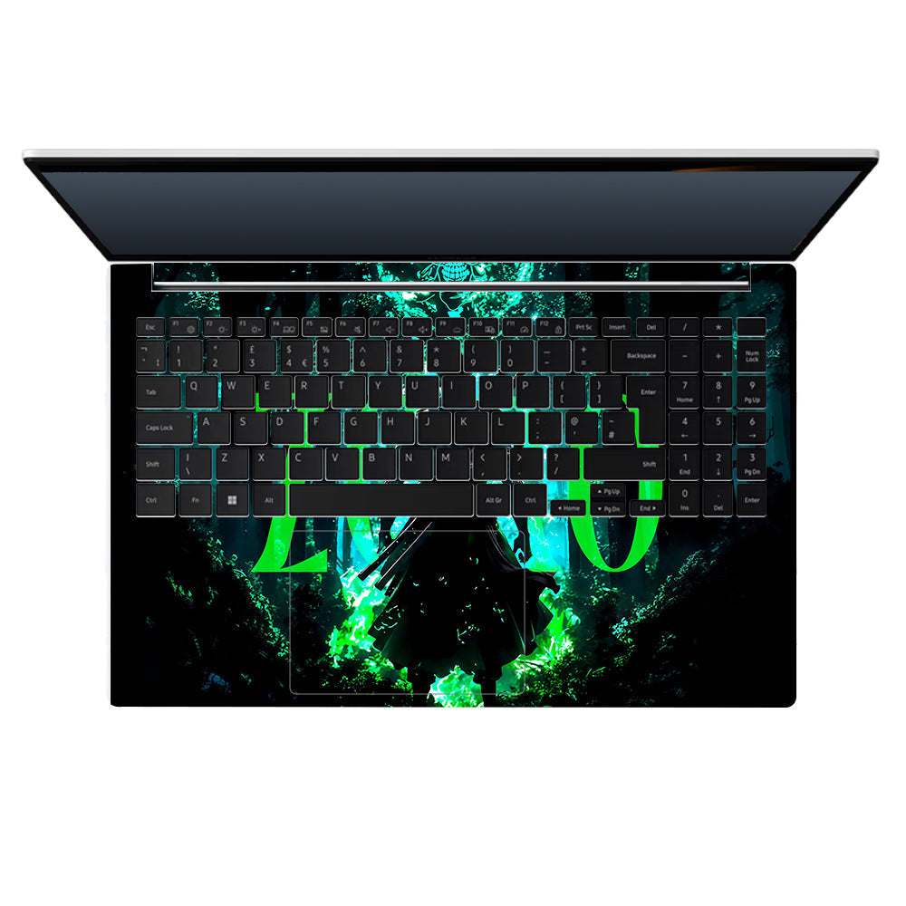 Zoro Green Aura Samsung Galaxy Book 4 15.6 Laptop Skin