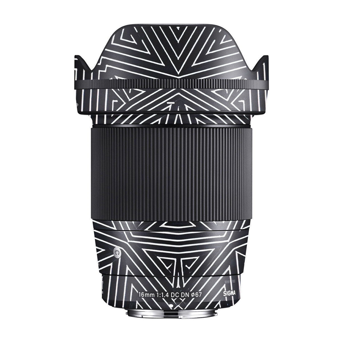 Geometric Pattern Sigma 16mm F/1.4 DC DN Camera Lens Skin