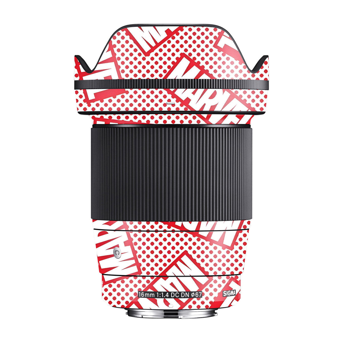 Marvel Comics Sigma 16mm F/1.4 DC DN Camera Lens Skin