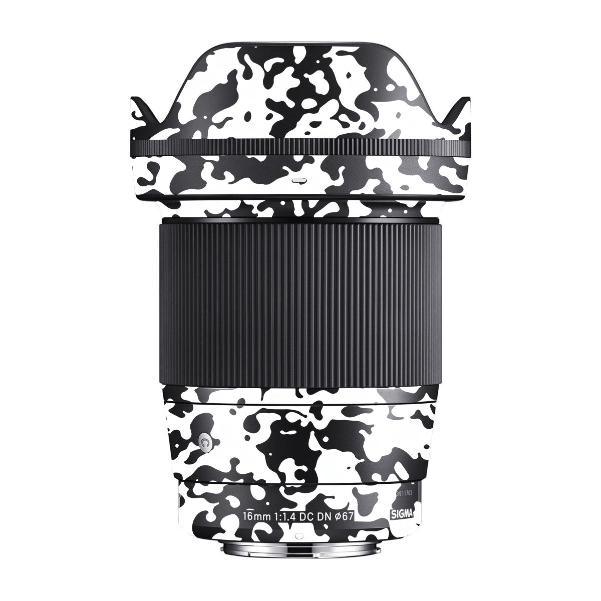 Snow Camo Sigma 16mm F/1.4 DC DN Camera Lens Skin