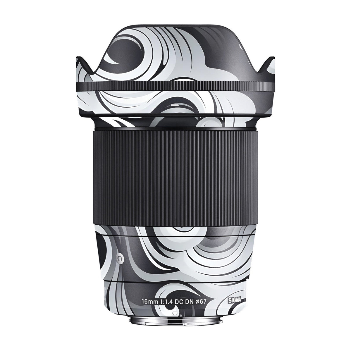 Smoke Swirl Sigma 16mm F/1.4 DC DN Camera Lens Skin