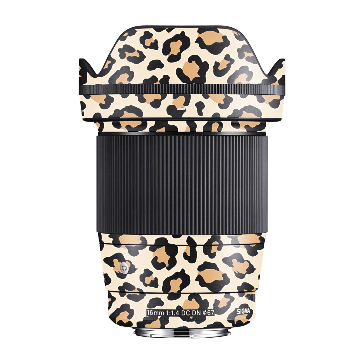 Sandy Leopard Spots Sigma 16mm F/1.4 DC DN Camera Lens Skin