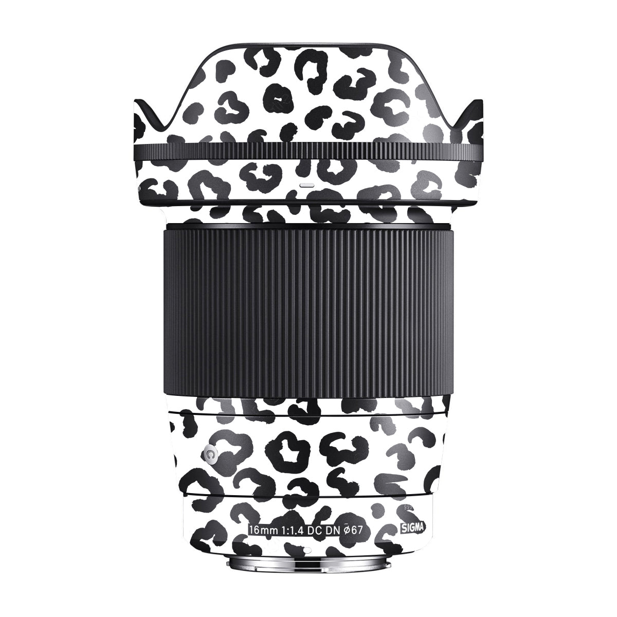 White Leopard Sigma 16mm F/1.4 DC DN Camera Lens Skin