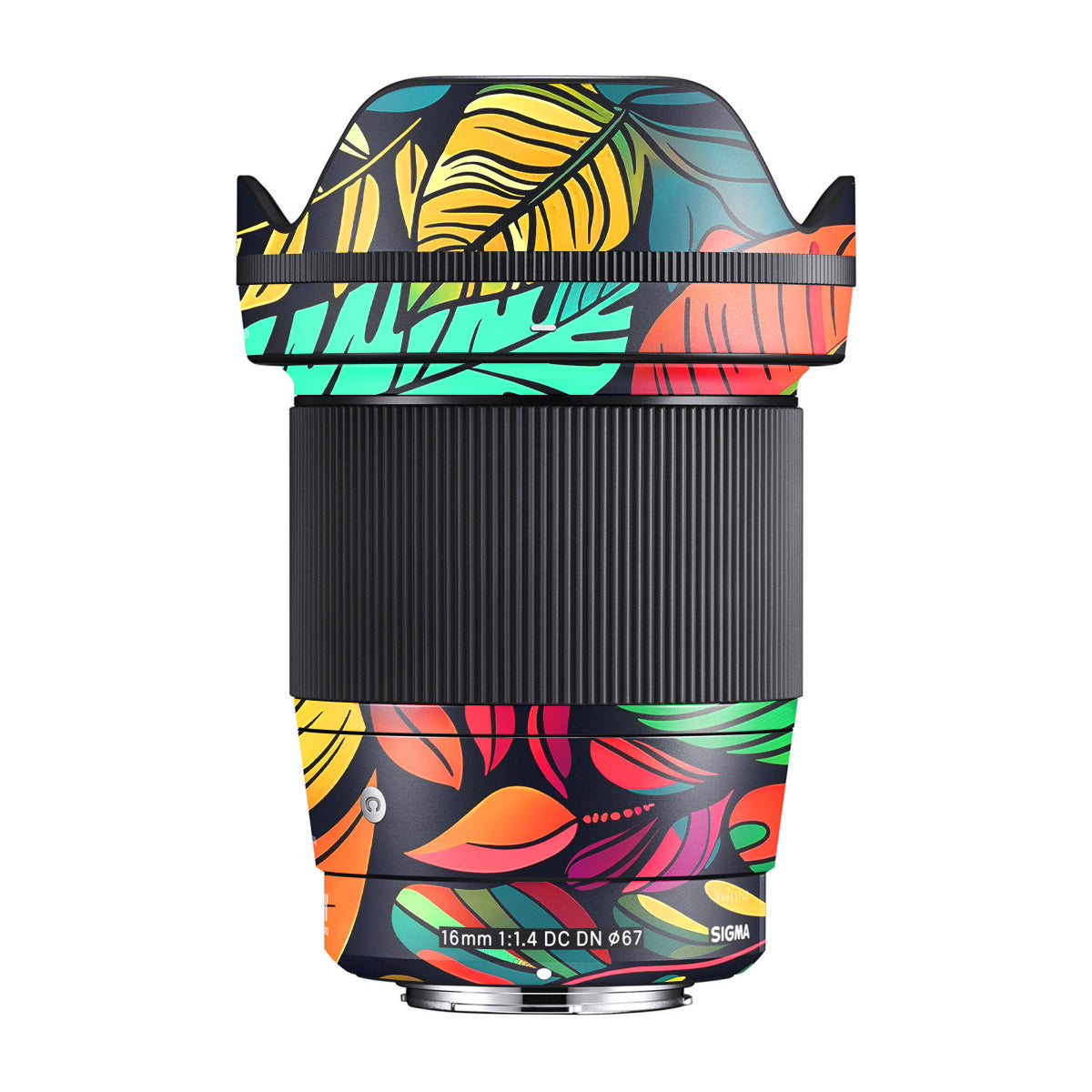 Tropical Jungle Leaves Sigma 16mm F/1.4 DC DN Camera Lens Skin