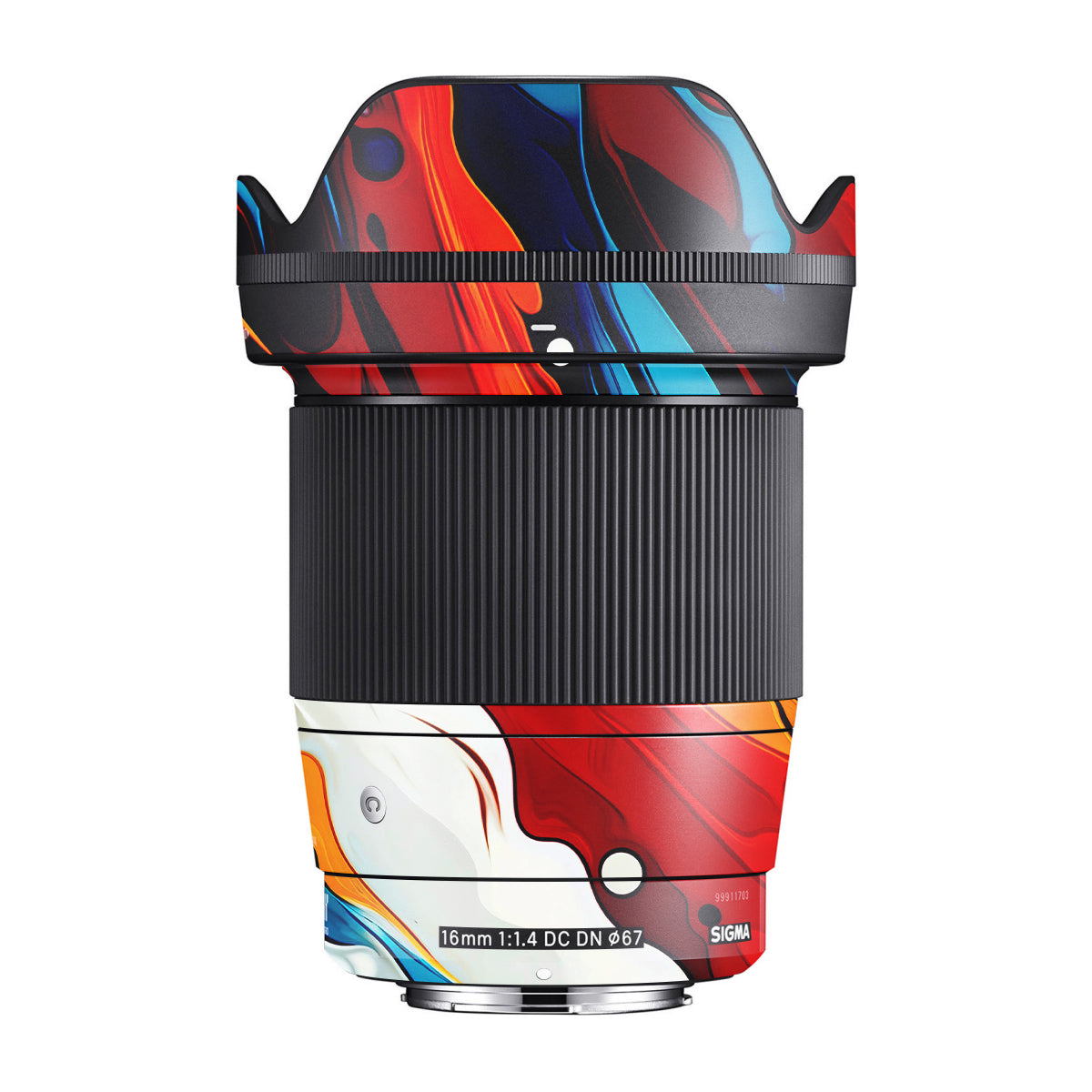 Fire & Ice Flow Sigma 16mm F/1.4 DC DN Camera Lens Skin