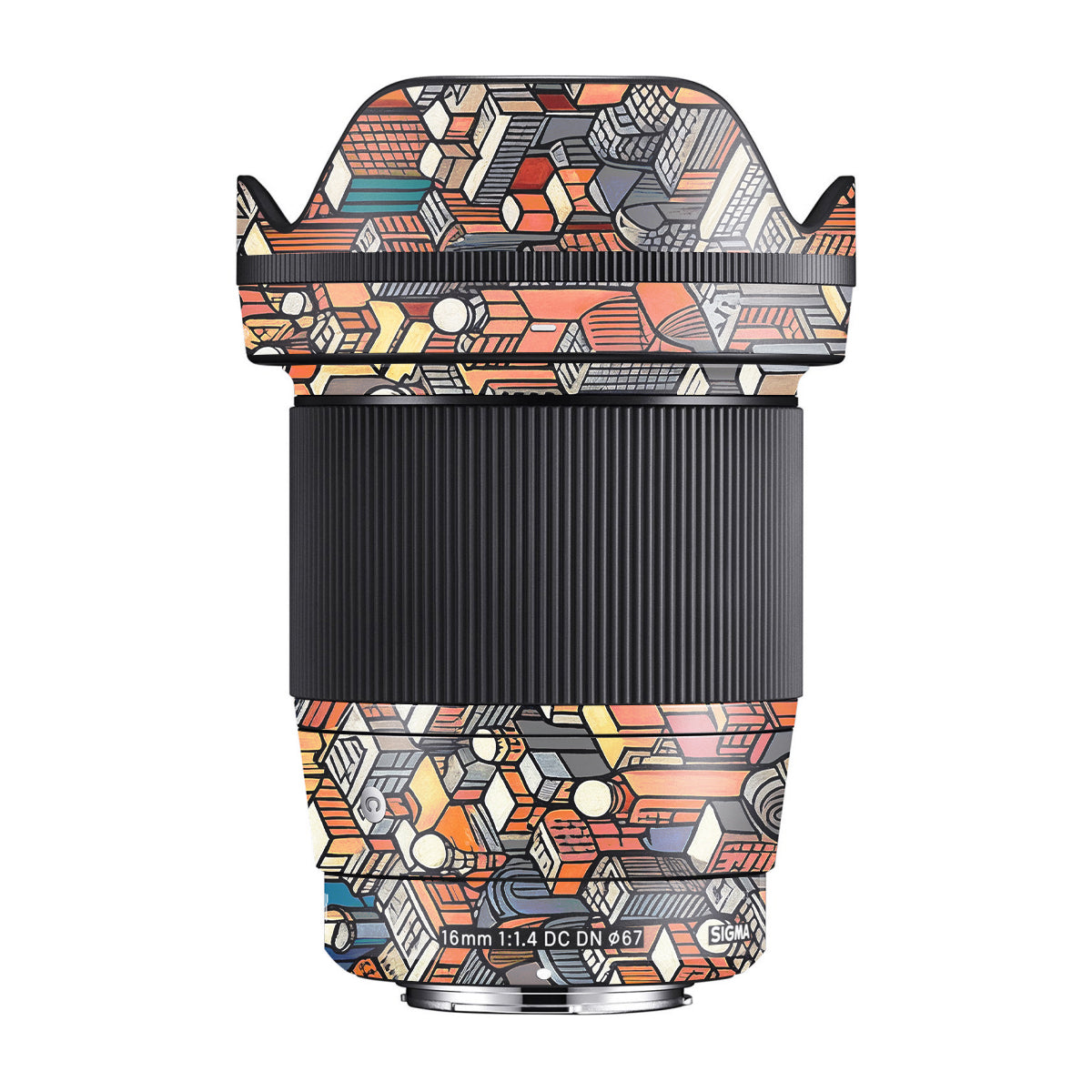 Isometric Cityscape Sigma 16mm F/1.4 DC DN Camera Lens Skin