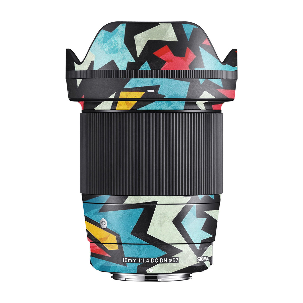 Pop Art Lightning Sigma 16mm F/1.4 DC DN Camera Lens Skin