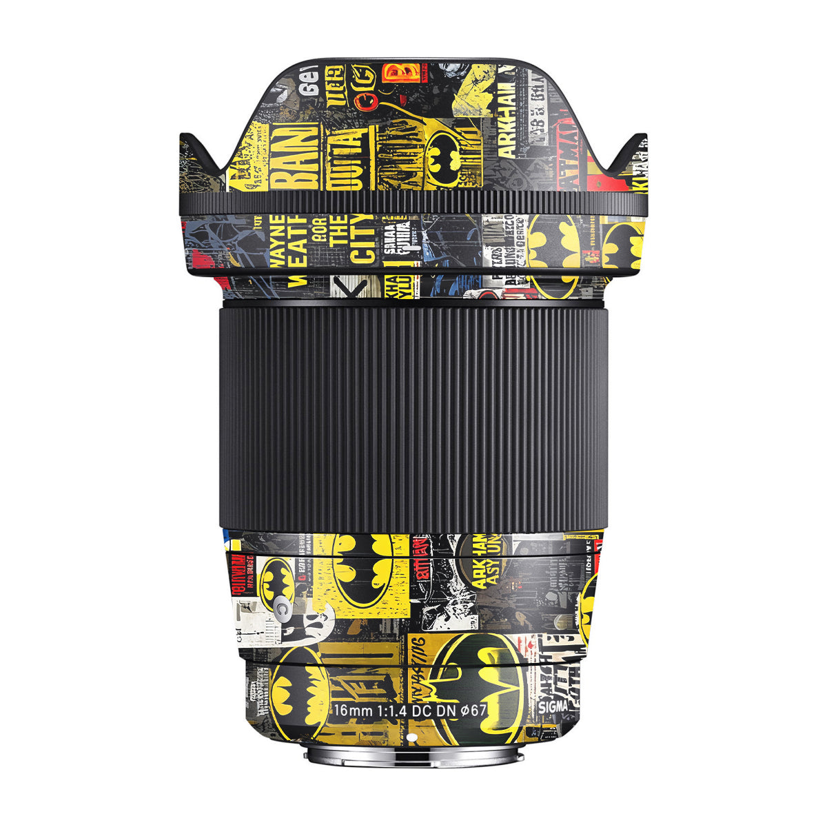 Batman Collage Sigma 16mm F/1.4 DC DN Camera Lens Skin