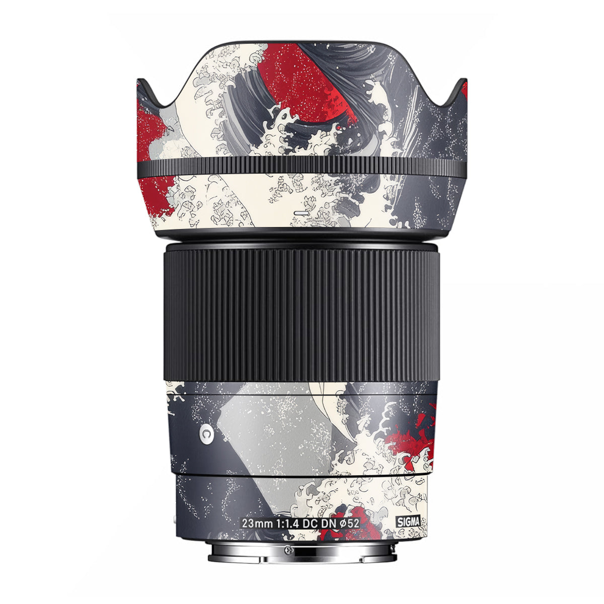 Abstract Waves Sigma 23mm F/1.4 DC DN Camera Lens Skin