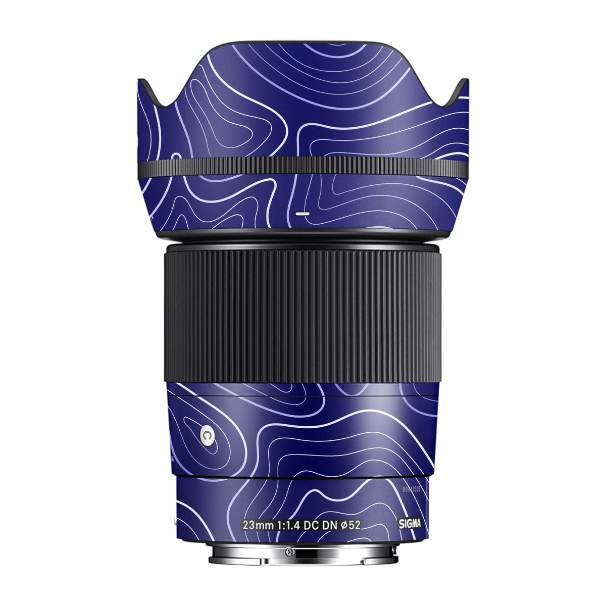 Deep Blue Contour Sigma 23mm F/1.4 DC DN Camera Lens Skin