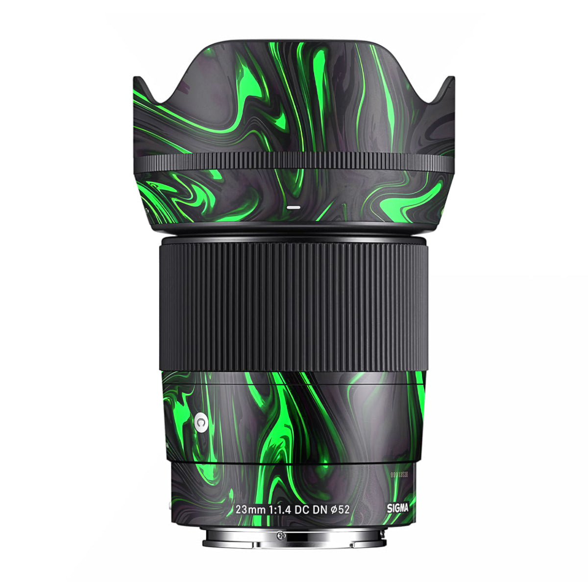 Green Liquid Pattern Sigma 23mm F/1.4 DC DN Camera Lens Skin