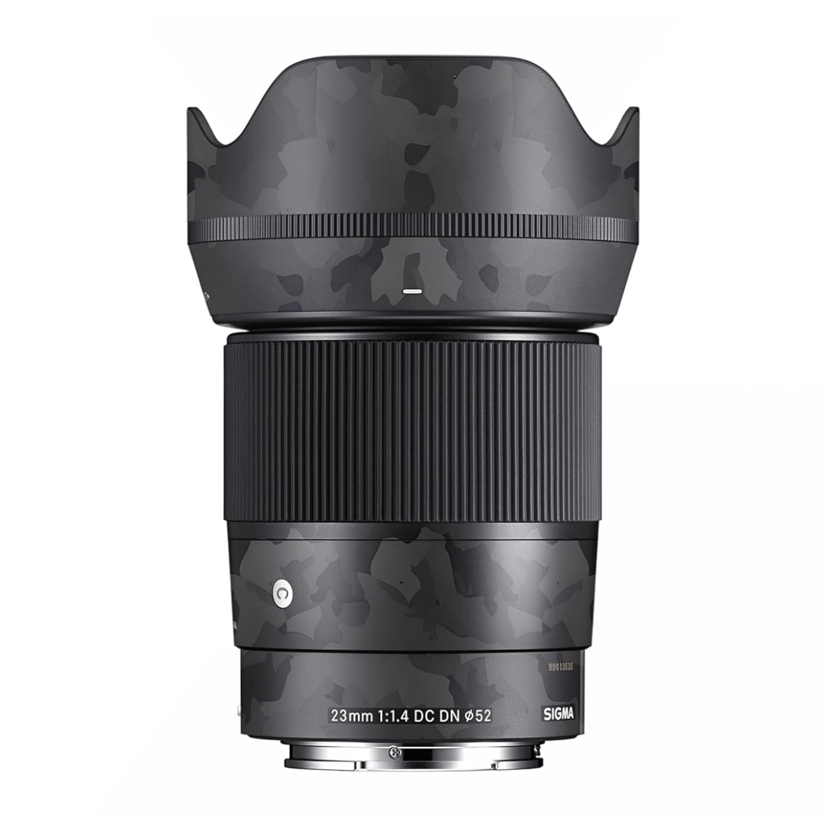 Black Camouflage Sigma 23mm F/1.4 DC DN Camera Lens Skin