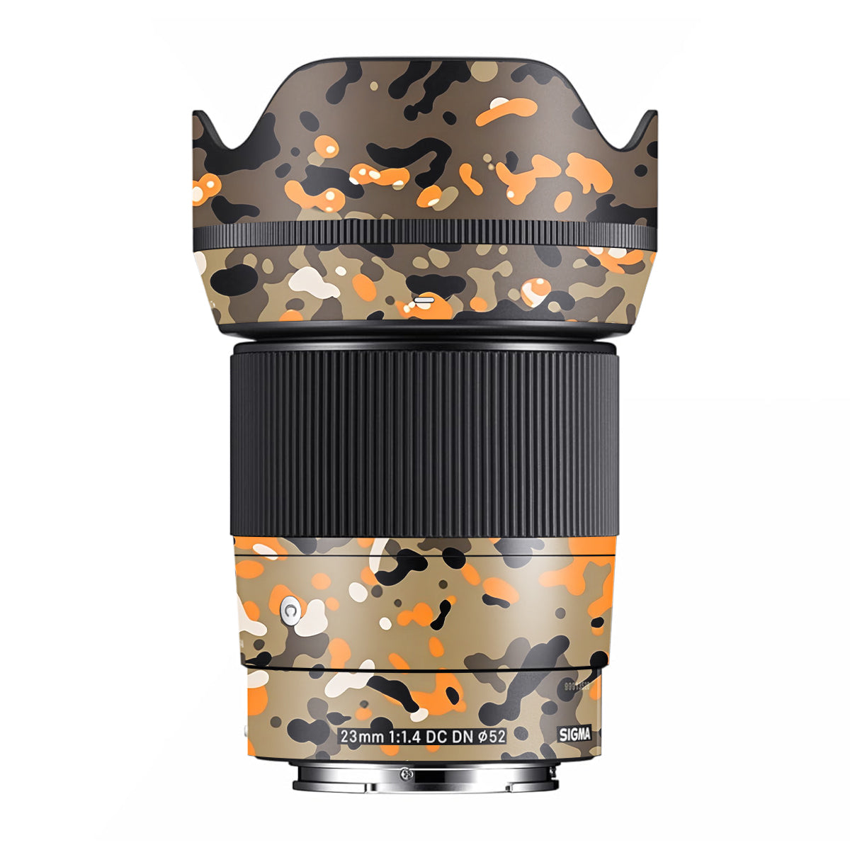 Orange Brown Spot  Sigma 23mm F/1.4 DC DN Camera Lens Skin