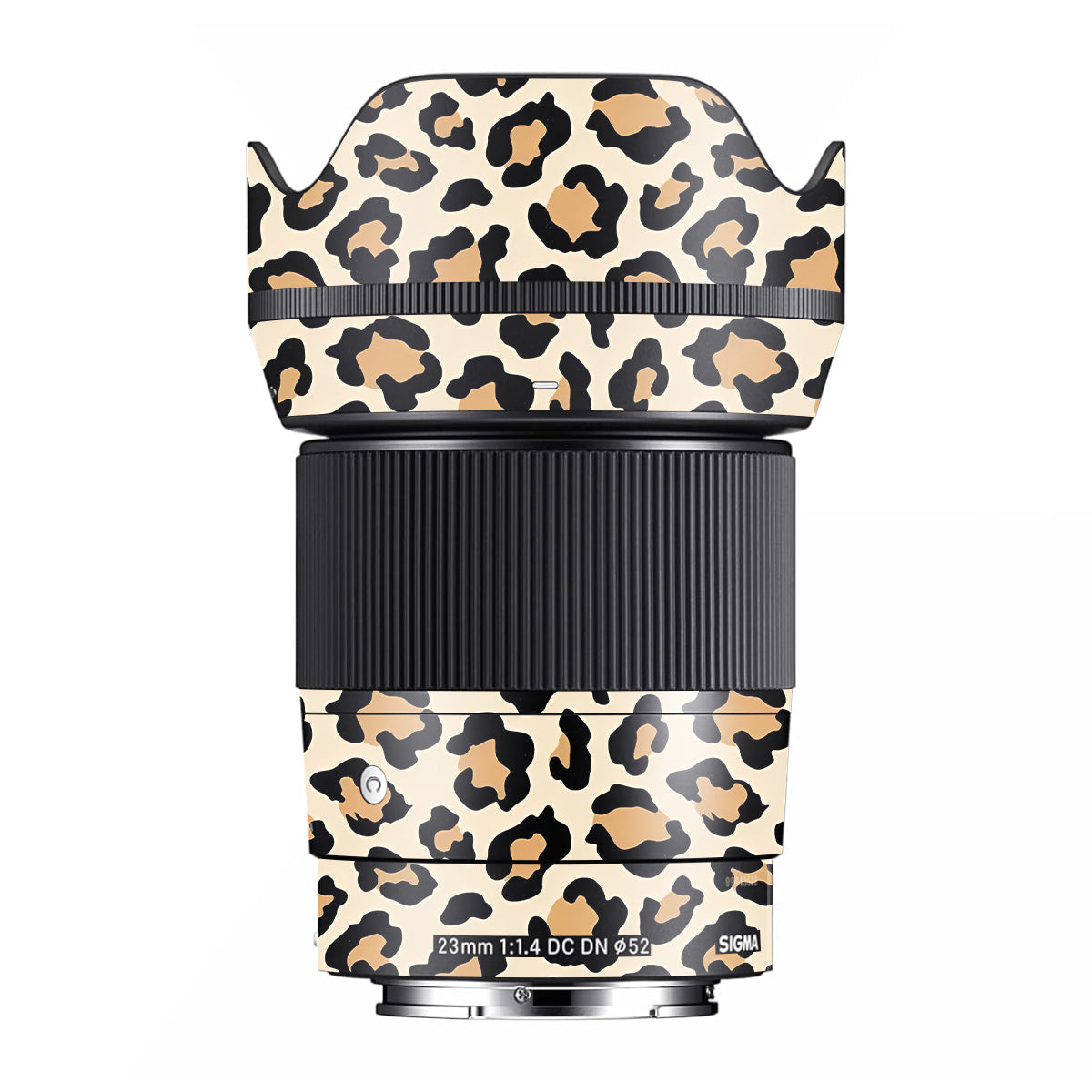 Sandy Leopard Spots Sigma 23mm F/1.4 DC DN Camera Lens Skin