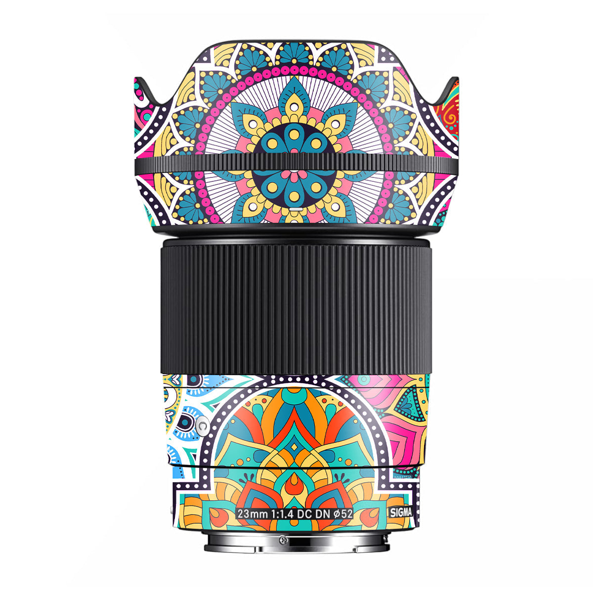 Boho Mandala Tile Pattern Sigma 23mm F/1.4 DC DN Camera Lens Skin