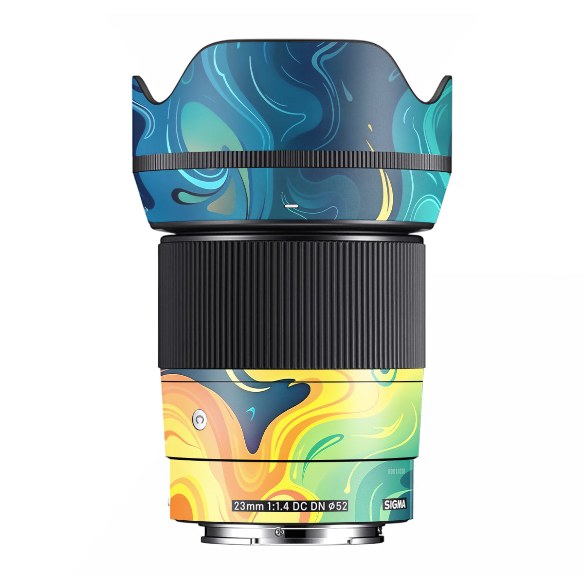 Rainbow Liquid Fusion Sigma 23mm F/1.4 DC DN Camera Lens Skin
