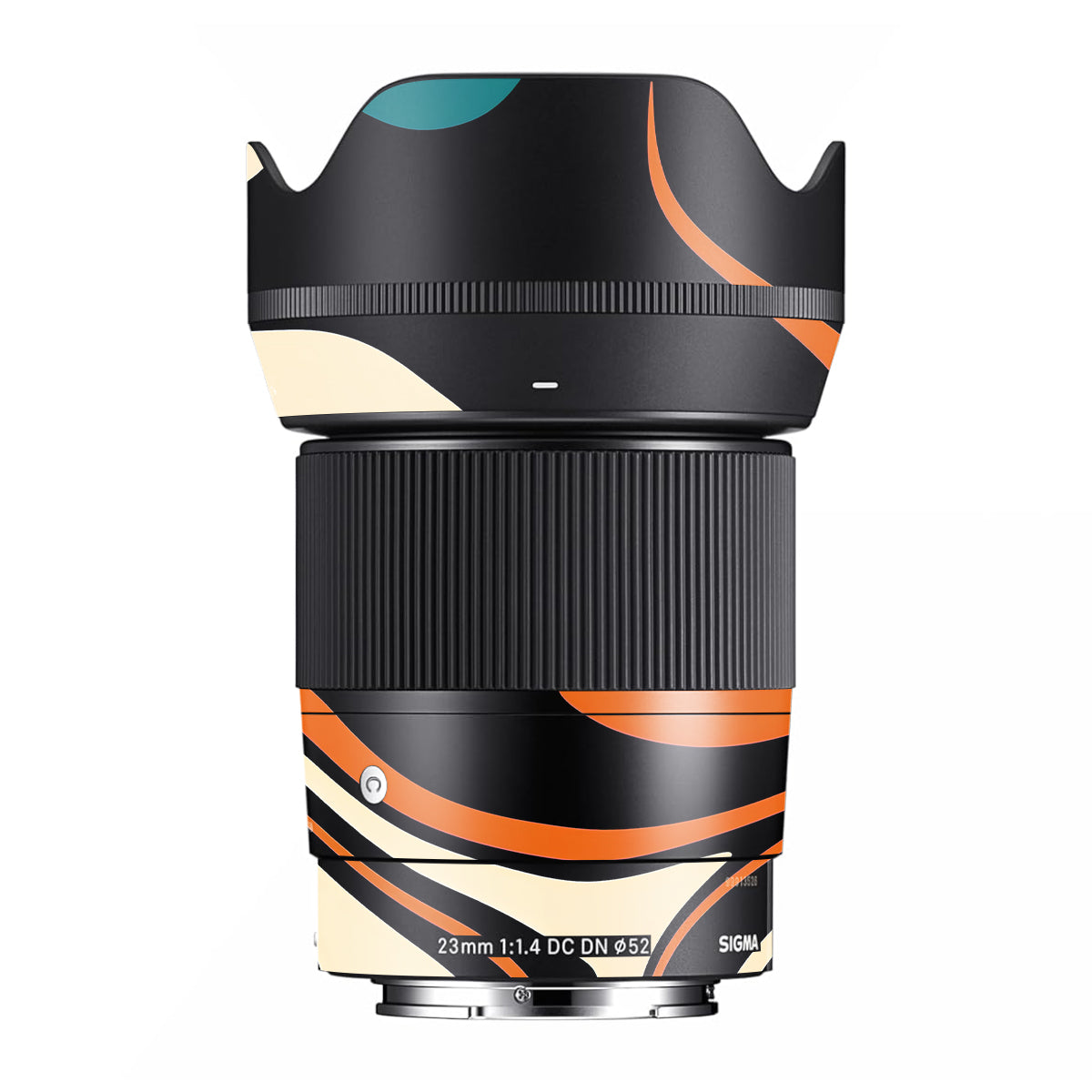 Mid-Century Abstract Swirl Sigma 23mm F/1.4 DC DN Camera Lens Skin