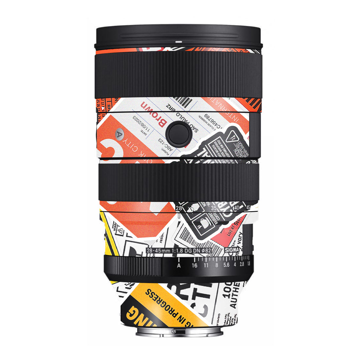 Tech Aesthetic Sticker Collage Sigma 28-45mm F/1.8 DG DN Art Sony E Camera Lens Skin