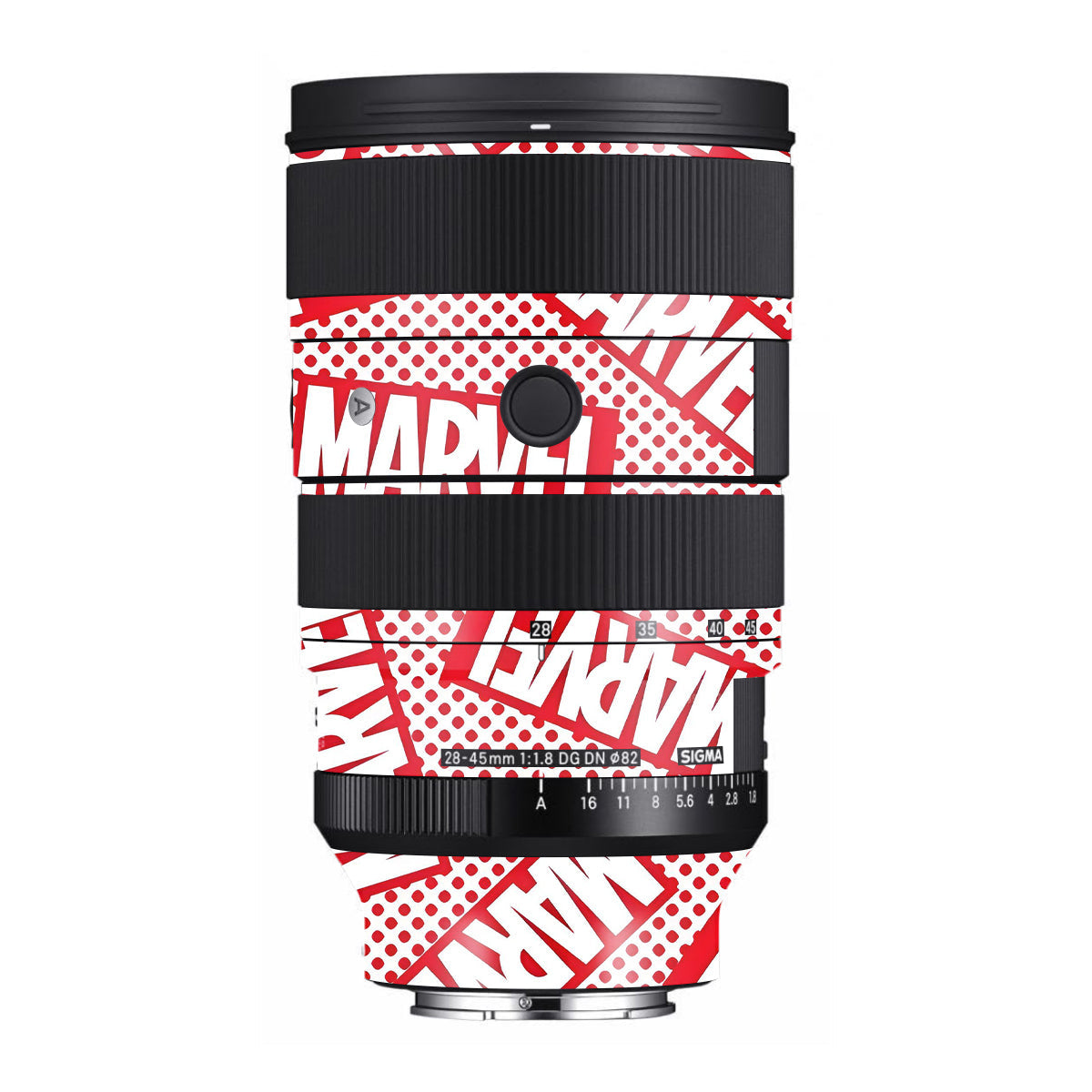 Marvel Comics Sigma 28-45mm F/1.8 DG DN Art Sony E Camera Lens Skin
