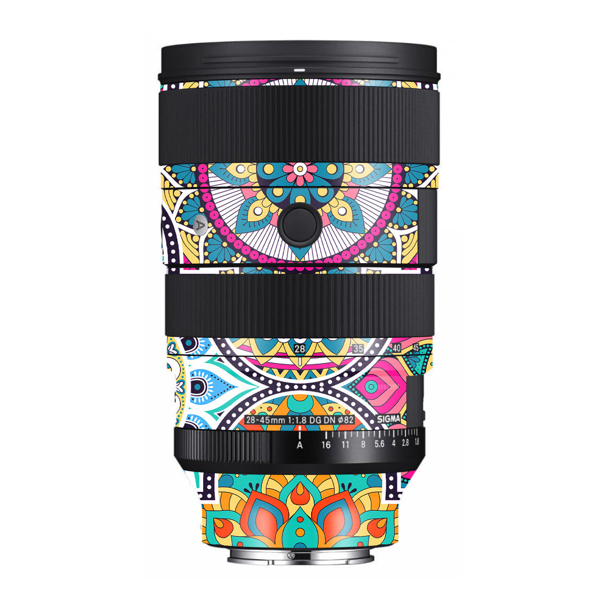 Boho Mandala Tile Pattern Sigma 28-45mm F/1.8 DG DN Art Sony E Camera Lens Skin