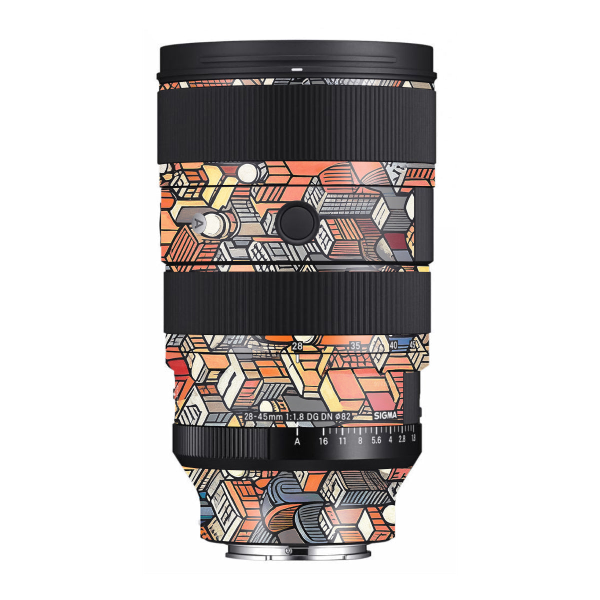 Isometric Cityscape Sigma 28-45mm F/1.8 DG DN Art Sony E Camera Lens Skin