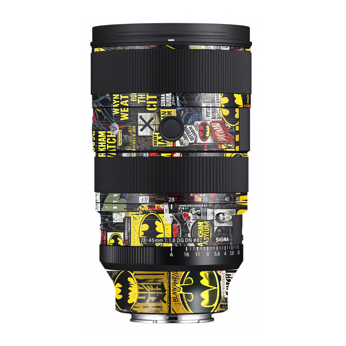 Batman Collage Sigma 28-45mm F/1.8 DG DN Art Sony E Camera Lens Skin
