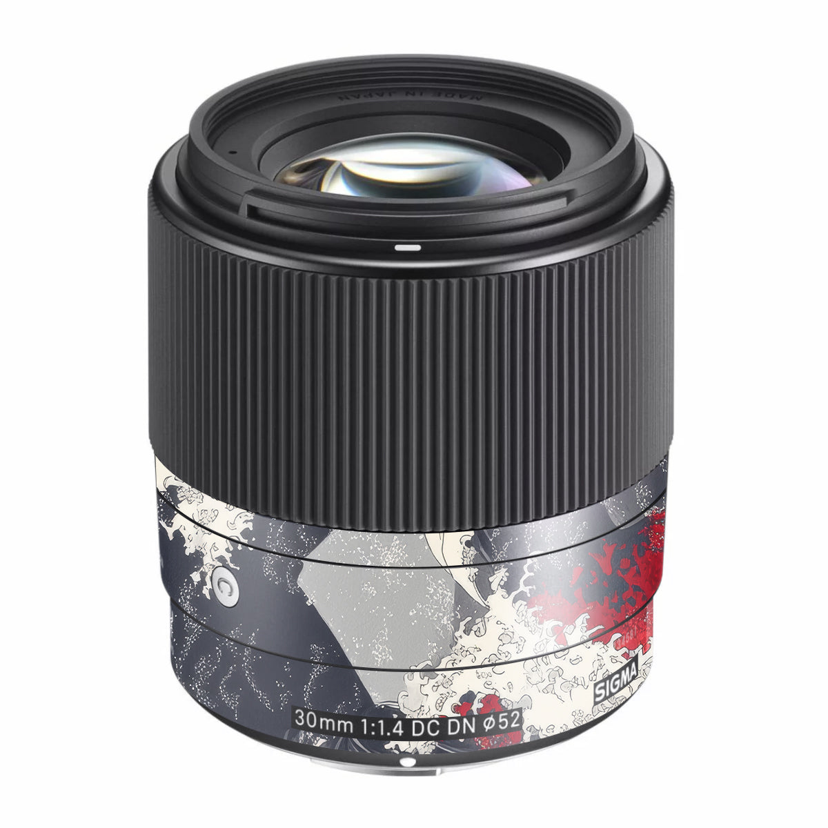 Abstract Waves Sigma 30mm F/1.4 DC DN Sony E Camera Lens Skin