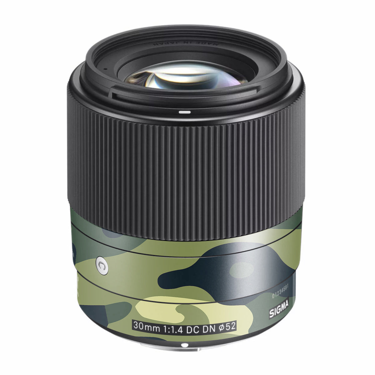 Forest Green Camo Sigma 30mm F/1.4 DC DN Sony E Camera Lens Skin