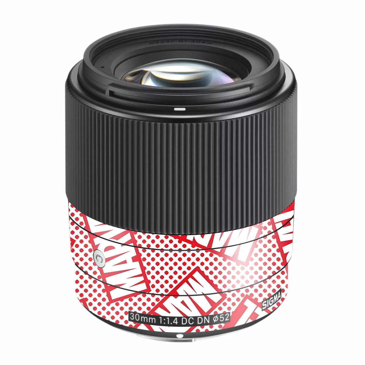Marvel Comics Sigma 30mm F/1.4 DC DN Sony E Camera Lens Skin