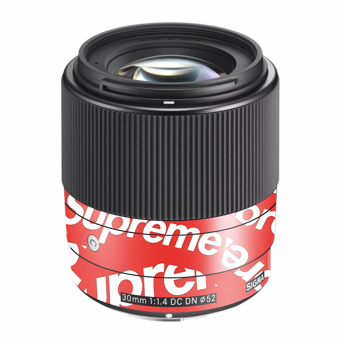 Supreme Red Sigma 30mm F/1.4 DC DN Sony E Camera Lens Skin