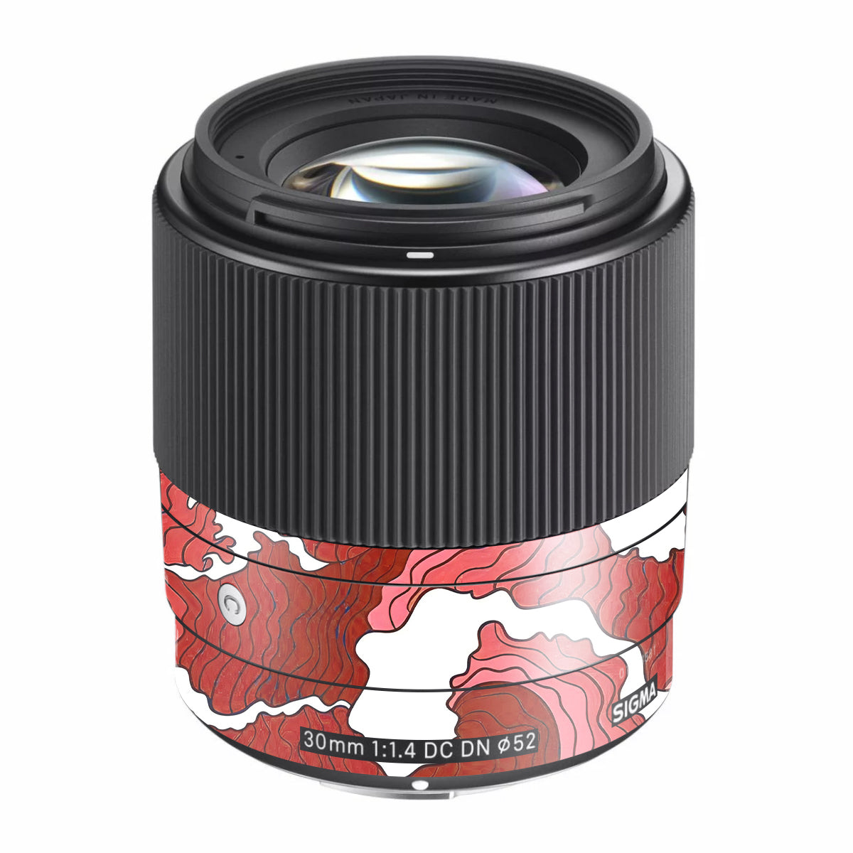 Cherry Waves Sigma 30mm F/1.4 DC DN Sony E Camera Lens Skin