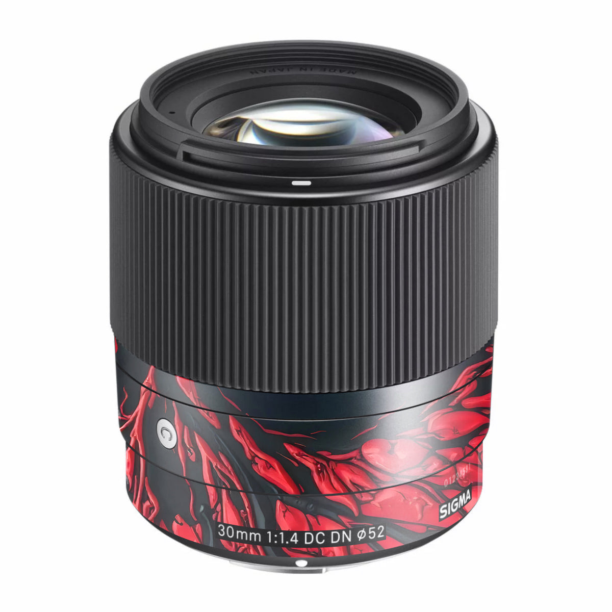 Venom Red Sigma 30mm F/1.4 DC DN Sony E Camera Lens Skin