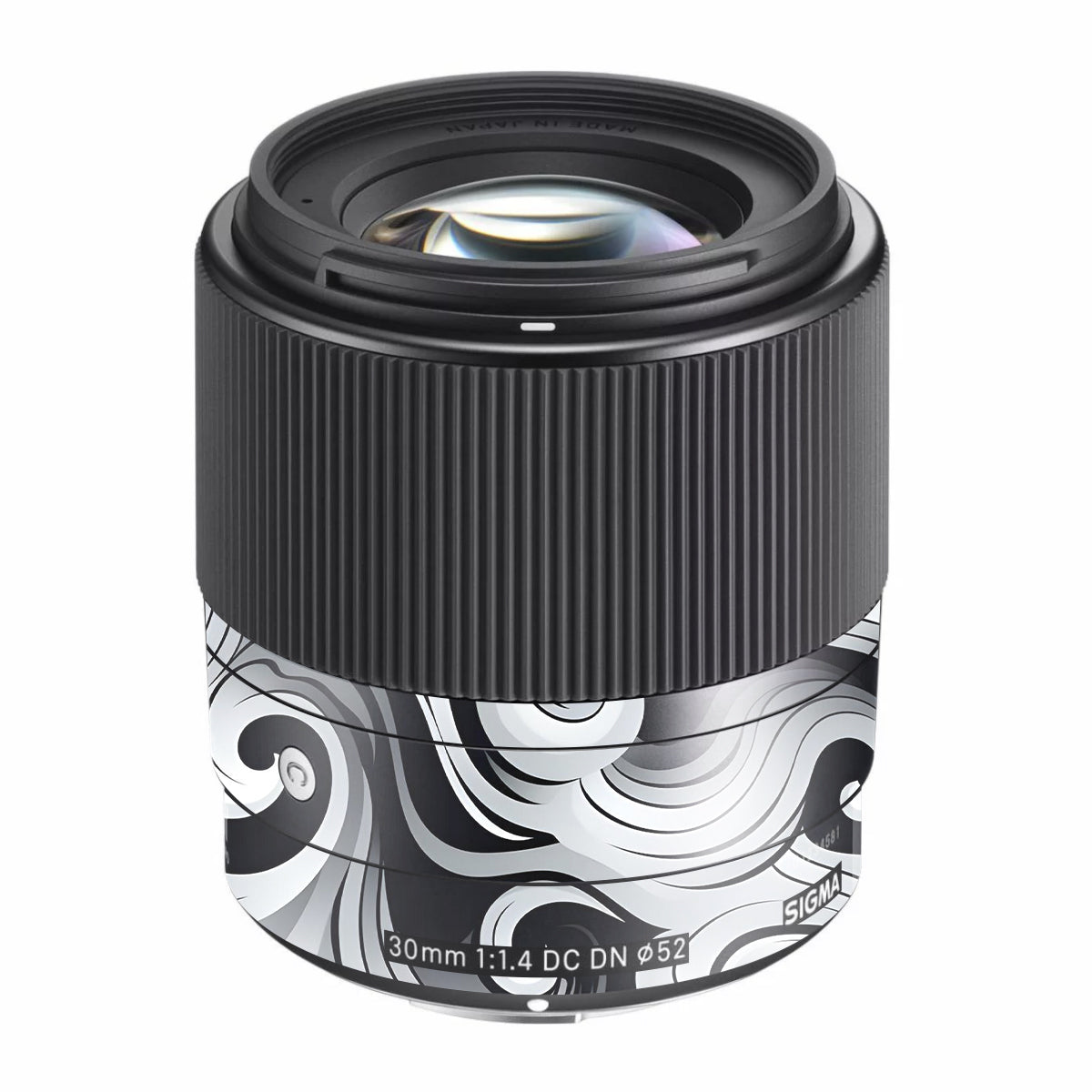 Smoke Swirl Sigma 30mm F/1.4 DC DN Sony E Camera Lens Skin