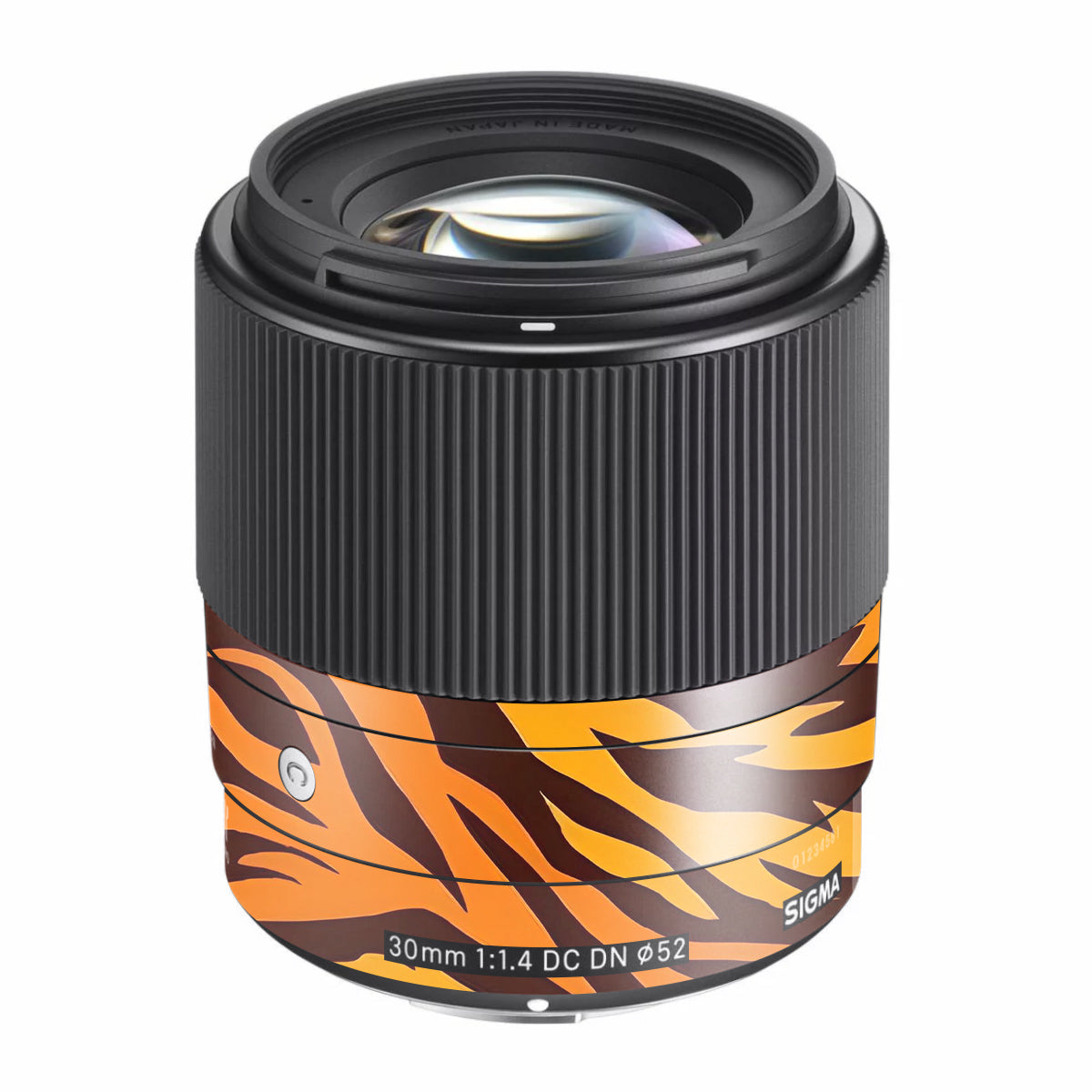 Wild Tiger Stripes Sigma 30mm F/1.4 DC DN Sony E Camera Lens Skin