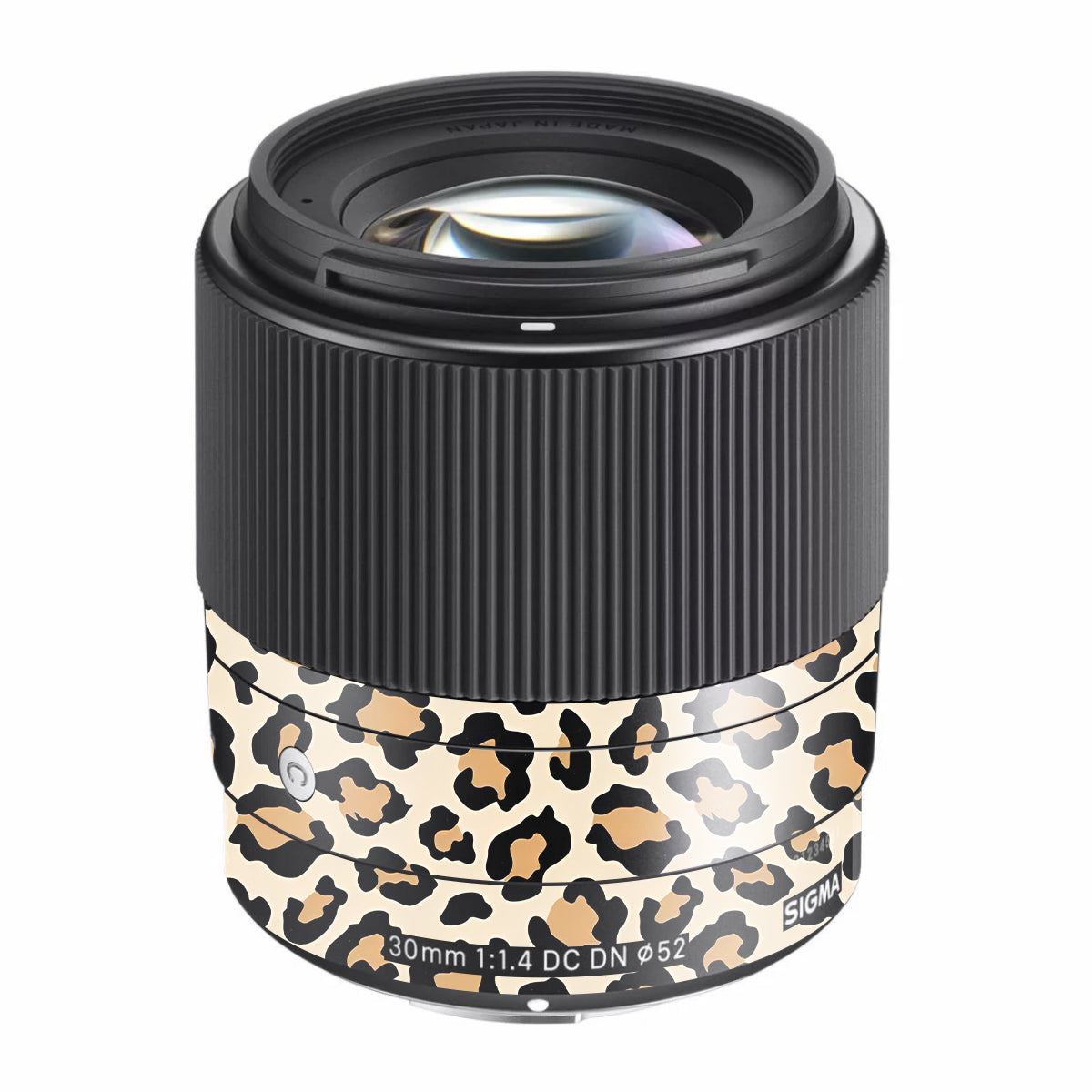 Sandy Leopard Spots Sigma 30mm F/1.4 DC DN Sony E Camera Lens Skin