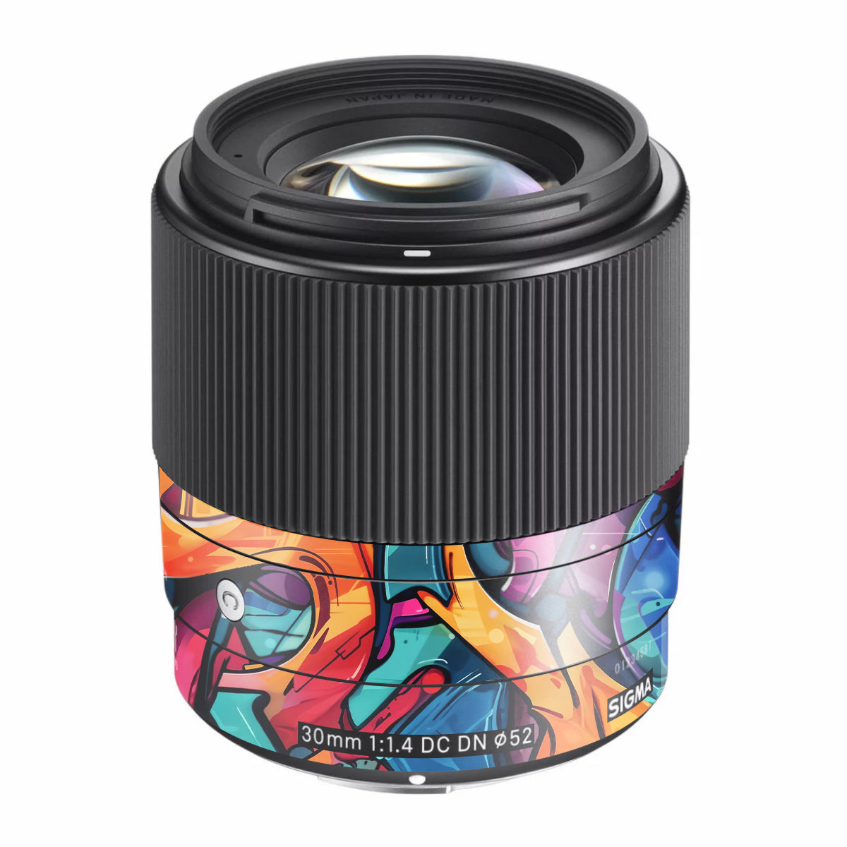 Urban Graffiti Explosion Sigma 30mm F/1.4 DC DN Sony E Camera Lens Skin