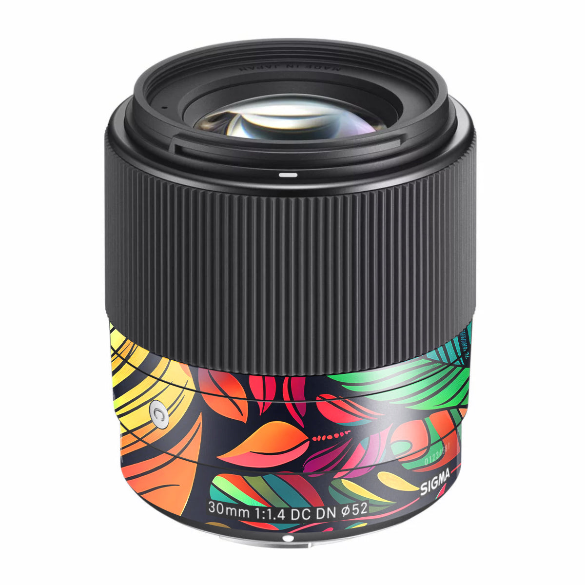 Tropical Jungle Leaves Sigma 30mm F/1.4 DC DN Sony E Camera Lens Skin