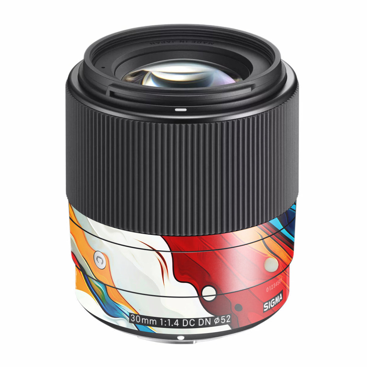 Fire & Ice Flow Sigma 30mm F/1.4 DC DN Sony E Camera Lens Skin